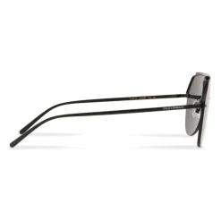 Dolce & Gabbana - Pilot Sunglasses in Metal - Black Matt - Dolce & Gabbana Eyewear - Avvenice