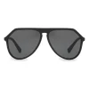 Dolce & Gabbana - Pilot Acetate Sunglasses with Key Bridge - Black - Dolce & Gabbana Eyewear - Avvenice