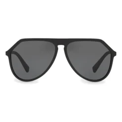 Dolce & Gabbana - Pilot Acetate Sunglasses with Key Bridge - Black - Dolce & Gabbana Eyewear - Avvenice