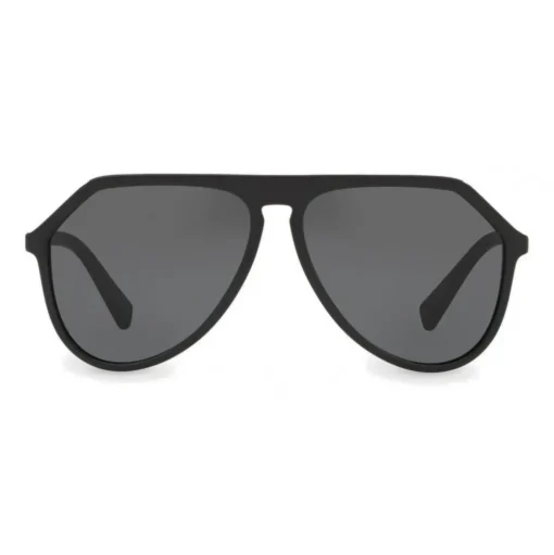 Dolce & Gabbana - Pilot Acetate Sunglasses with Key Bridge - Black - Dolce & Gabbana Eyewear - Avvenice