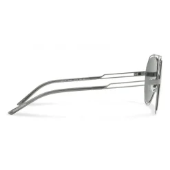 Dolce & Gabbana - Pilot Sunglasses with Metallic Profile - Shiny Grey Gun - Dolce & Gabbana Eyewear - Avvenice