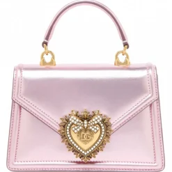 Dolce & Gabbana - Pink Small Devotion Bag - Dolce & Gabbana Exclusive Luxury Collection - Avvenice