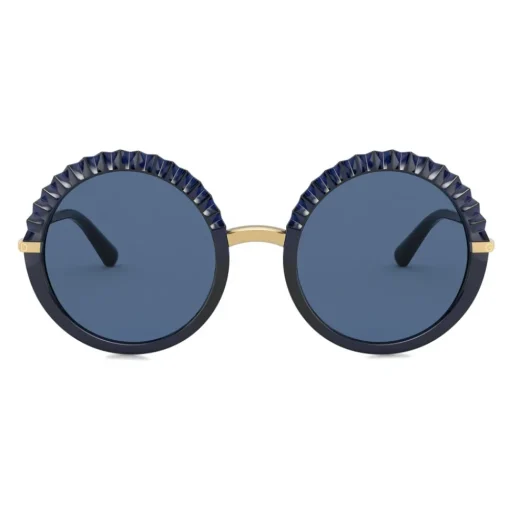 Dolce & Gabbana - Plisse Sunglasses - Blue - Dolce & Gabbana Eyewear - Avvenice