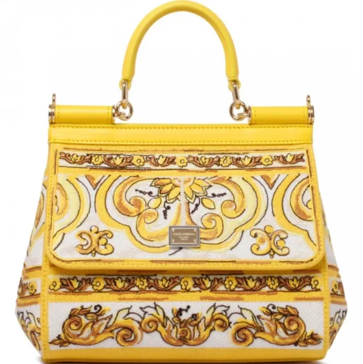 Dolce & Gabbana - Sicily Medium Handbag - Dolce & Gabbana Exclusive Luxury Collection - Avvenice