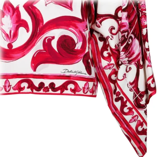 Dolce & Gabbana - Silk Majolica Print Blouse - Dolce & Gabbana Exclusive Luxury Collection - Avvenice