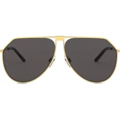Dolce & Gabbana - Slim Sunglasses - Gold - Dolce & Gabbana Eyewear - Avvenice