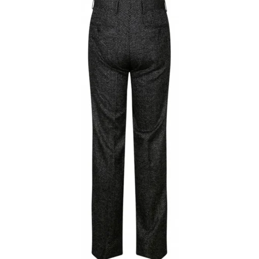 Dolce & Gabbana - Smoky Black Wool Trousers - Dolce & Gabbana Exclusive Luxury Collection - Avvenice