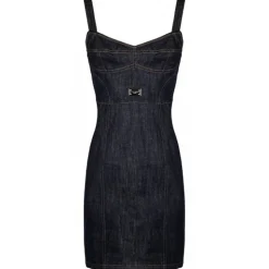 Dolce & Gabbana - Stretch Design Denim Dress - Dolce & Gabbana Exclusive Luxury Collection - Avvenice