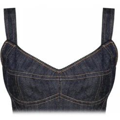 Dolce & Gabbana - Stretch Design Denim Dress - Dolce & Gabbana Exclusive Luxury Collection - Avvenice