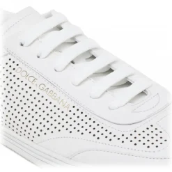 Dolce & Gabbana - White Saint Tropez Sneakers - Dolce & Gabbana Exclusive Luxury Collection - Avvenice