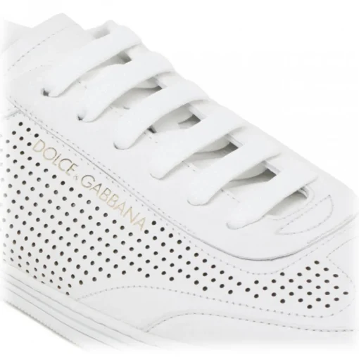 Dolce & Gabbana - White Saint Tropez Sneakers - Dolce & Gabbana Exclusive Luxury Collection - Avvenice