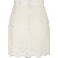 Dolce & Gabbana - White Floral Lace Miniskirt - Dolce & Gabbana Exclusive Luxury Collection - Avvenice