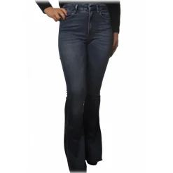 Dondup - Bell-shaped Model Jeans - Blue - Trousers - Luxury Exclusive Collection - Avvenice