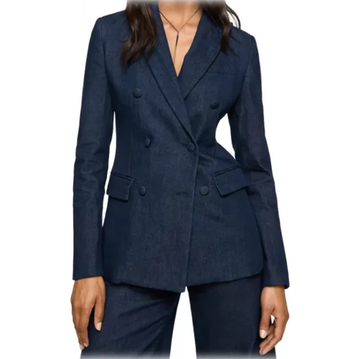 Dondup - Denim Double-Breasted Jacket - Blue - Jacket - Luxury Exclusive Collection - Avvenice
