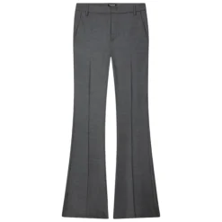 Dondup - Flannel Chino Bootcut Trousers - Grey - Trousers - Luxury Exclusive Collection - Avvenice