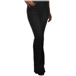 Dondup - High Waist Flared Jeans - Black - Trousers - Luxury Exclusive Collection - Avvenice