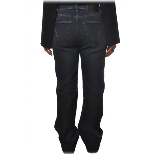 Dondup - High Waist Jeans with Wide Leg - Blue - Trousers - Luxury Exclusive Collection - Avvenice