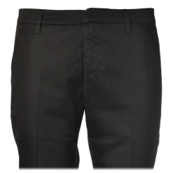 Dondup - Lightweight Cotton Trousers - Black - Trousers - Luxury Exclusive Collection - Avvenice