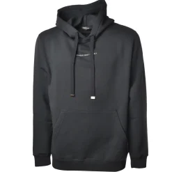 Dondup - Long-Sleeved Hoodie with Logo - Blue - Sweatshirt - Luxury Exclusive Collection - Avvenice