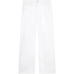 Dondup - Regular Waist Straight Leg Jeans - White - Trousers - Luxury Exclusive Collection - Avvenice