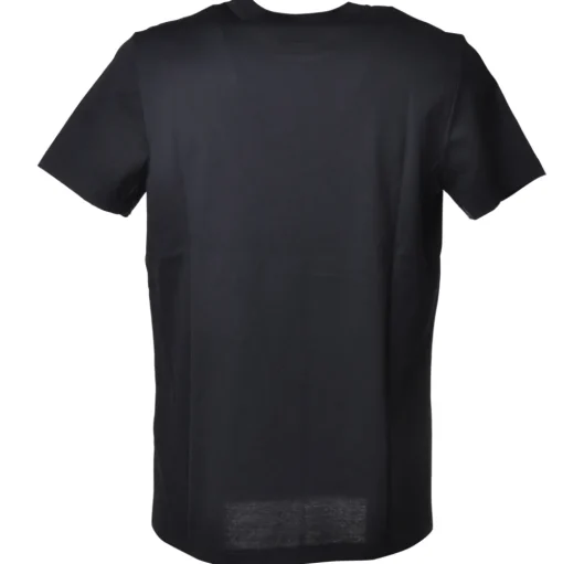 Dondup - Short-Sleeved T-shirt with Contrasting Logo - Blue - T-shirt - Luxury Exclusive Collection - Avvenice