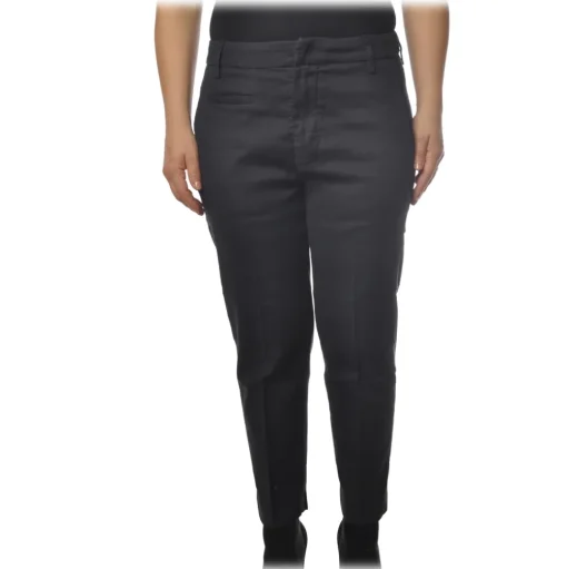 Dondup - Tapered Leg Trousers - Blue - Trousers - Luxury Exclusive Collection - Avvenice