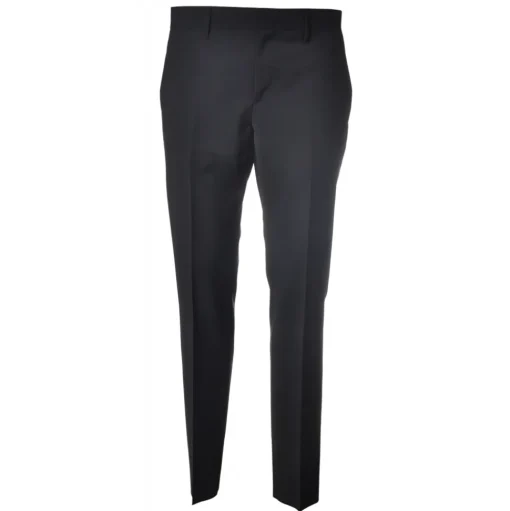 Dondup - Trousers in Combed Fabric - Blue - Trousers - Luxury Exclusive Collection - Avvenice