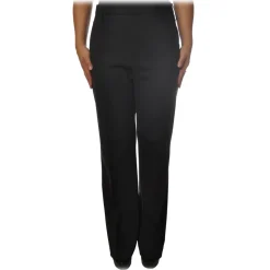 Dondup - Trousers Model Talisa with Palazzo Leg - Black - Trousers - Luxury Exclusive Collection - Avvenice