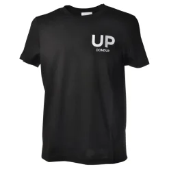 Dondup - T-shirt with Contrasting Embroidery - Black - T-shirt - Luxury Exclusive Collection - Avvenice