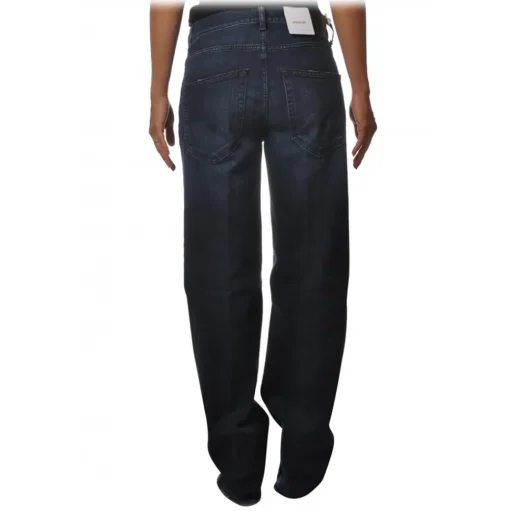Dondup - Wide Leg Model Jeans with High Waist - Blue - Trousers - Luxury Exclusive Collection - Avvenice