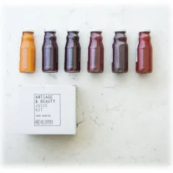 Dr. Farmer - Antiage & Beauty Juice Kit - 6 Days - 100 % Organic - 100 % Italian - 100 % Vegan - Organic Juices - Avvenice
