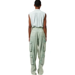 Elisabetta Franchi - Sleeveless Blouse with Tie - Aqua Green - Shirt - Made in Italy - Luxury Exclusive Collection - Avvenice