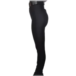 Elisabetta Franchi - Straight Leg Trousers with Belt - Black - Trousers - Made in Italy - Luxury Exclusive Collection - Avvenice