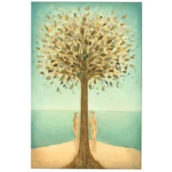 Eliza Oynus - Adam and Eve - Installation - Silk - Linen - Gold - Avvenice