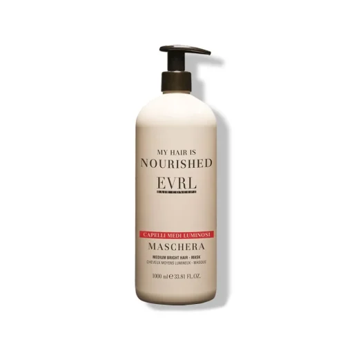 Everline - Hair Solution - Medium Thickness Hair - Mask - Professional Treatments - 1000 ml - Avvenice