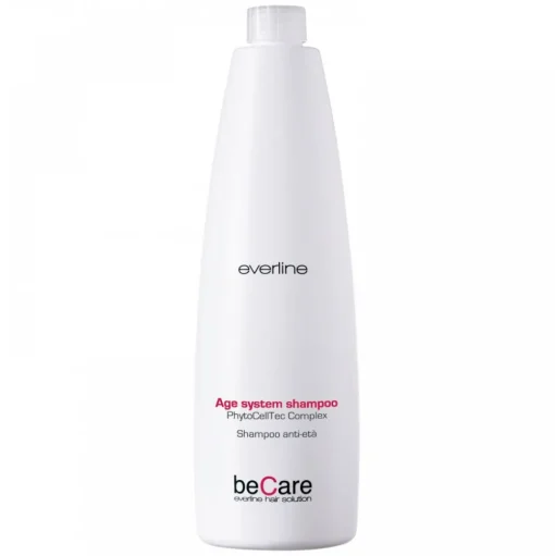 Everline - Hair Solution - Anti-Age - Age System Shampoo - BeCare - Professional Color Line - 1000 ml - Avvenice