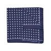 Fefè Napoli - Blue Butterfly Silk Dandy Pocket Square - Pocket-Square - Handmade in Italy - Luxury Exclusive Collection - Avvenice