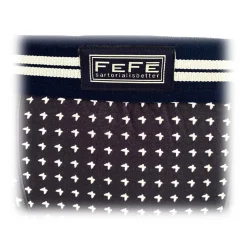 Fefè Napoli - Blue Butterfly Man Underwear - Underwear - Handmade in Italy - Luxury Exclusive Collection - Avvenice