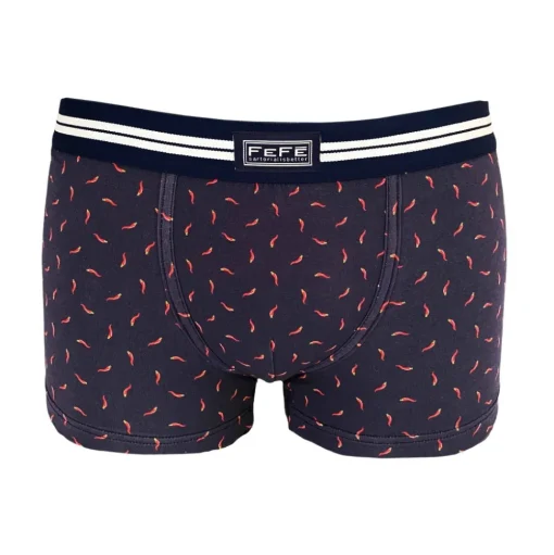 Fefè Napoli - Blue Lucky Horn Man Underwear - Underwear - Handmade in Italy - Luxury Exclusive Collection - Avvenice