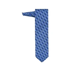Fefè Napoli - Blue Medallion Dandy Silk Tie - Ties - Handmade in Italy - Luxury Exclusive Collection - Avvenice