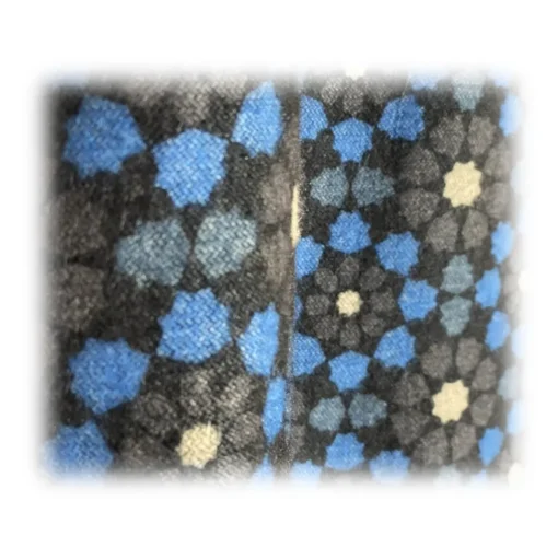 Fefè Napoli - Double Scarf Wallpaper Mosaic - Scarves and Foulards - Handmade in Italy - Luxury Exclusive Collection - Avvenice