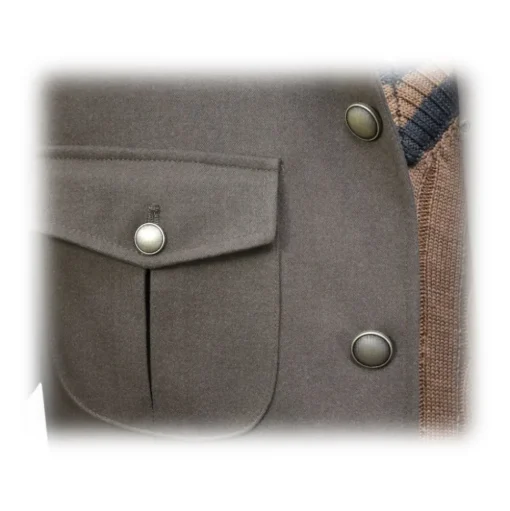 Fefè Napoli - Field Jacket Sahara Fango - Jackets - Handmade in Italy - Luxury Exclusive Collection - Avvenice