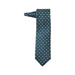 Fefè Napoli - Green Cinquecento Dandy Silk Tie - Ties - Handmade in Italy - Luxury Exclusive Collection - Avvenice