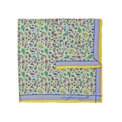Fefè Napoli - Green Kids Silk Dandy Pocket Square - Pocket-Square - Handmade in Italy - Luxury Exclusive Collection - Avvenice