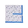 Fefè Napoli - Grey Flowers Silk Dandy Pocket Square - Pocket-Square - Handmade in Italy - Luxury Exclusive Collection - Avvenice