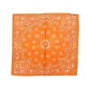 Fefè Napoli - Orange Silk Cotton Bandan - Scarves and Foulards - Handmade in Italy - Luxury Exclusive Collection - Avvenice