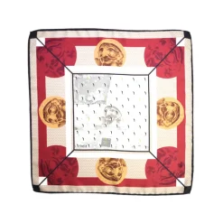 Fefè Napoli - Pulcinella Silk Panorama Pocket Square - Pocket-Square - Handmade in Italy - Luxury Exclusive Collection - Avvenice