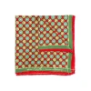Fefè Napoli - Red Floreal Silk Gentleman Pocket Square - Pocket-Square - Handmade in Italy - Luxury Exclusive Collection - Avvenice