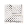 Fefè Napoli - White Butterfly Silk Dandy Pocket Square - Pocket-Square - Handmade in Italy - Luxury Exclusive Collection - Avvenice