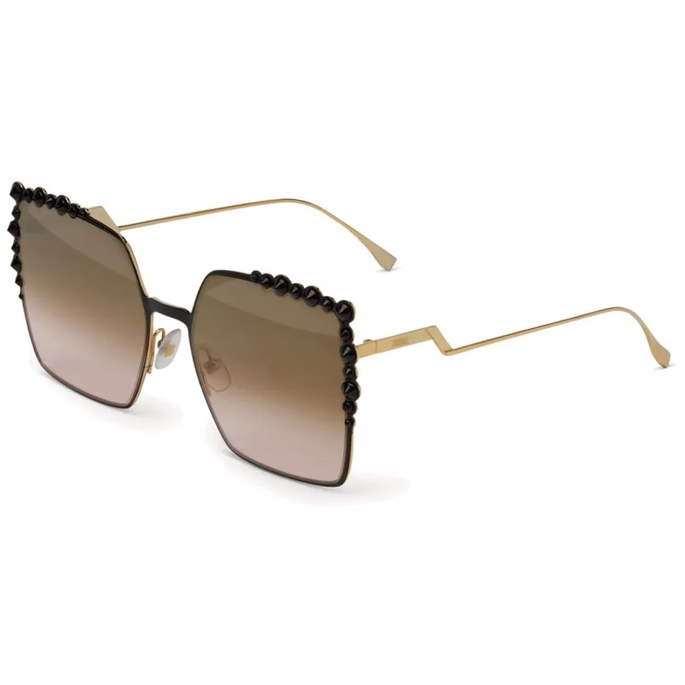Fendi - Can Eye - SS 2017 Bicolor Square Oversize Sunglasses - Sunglasses - Fendi Eyewear - Avvenice
